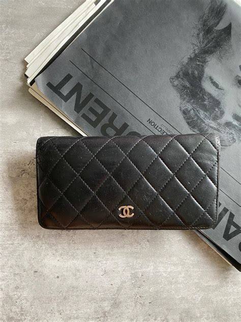 chanel wallets for women|authentic chanel lambskin wallet.